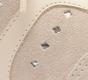 Mushroom Grey Suede and Ivory Leather