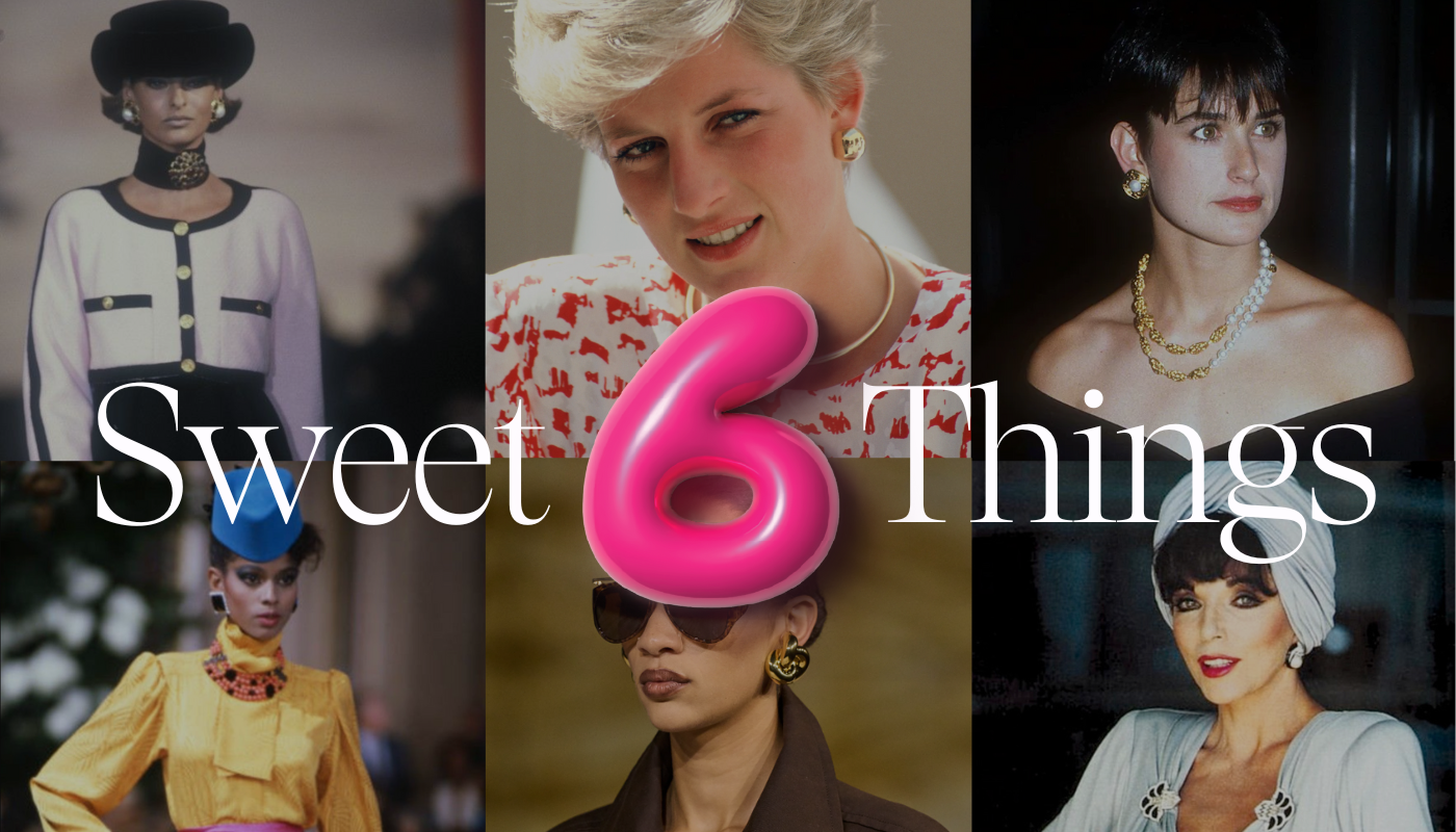 Sweet 6 Things: ‘80s-Inspired Button Studs