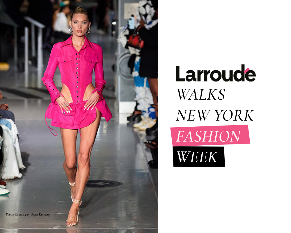 Larroudé Walks #NYFW