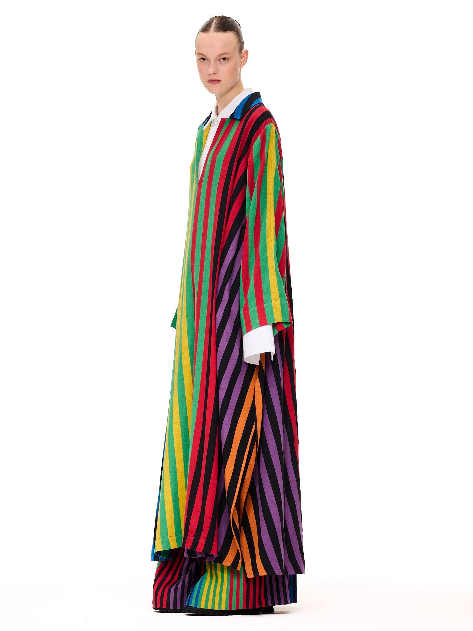 The V-Neck Caftan : Stripe 47