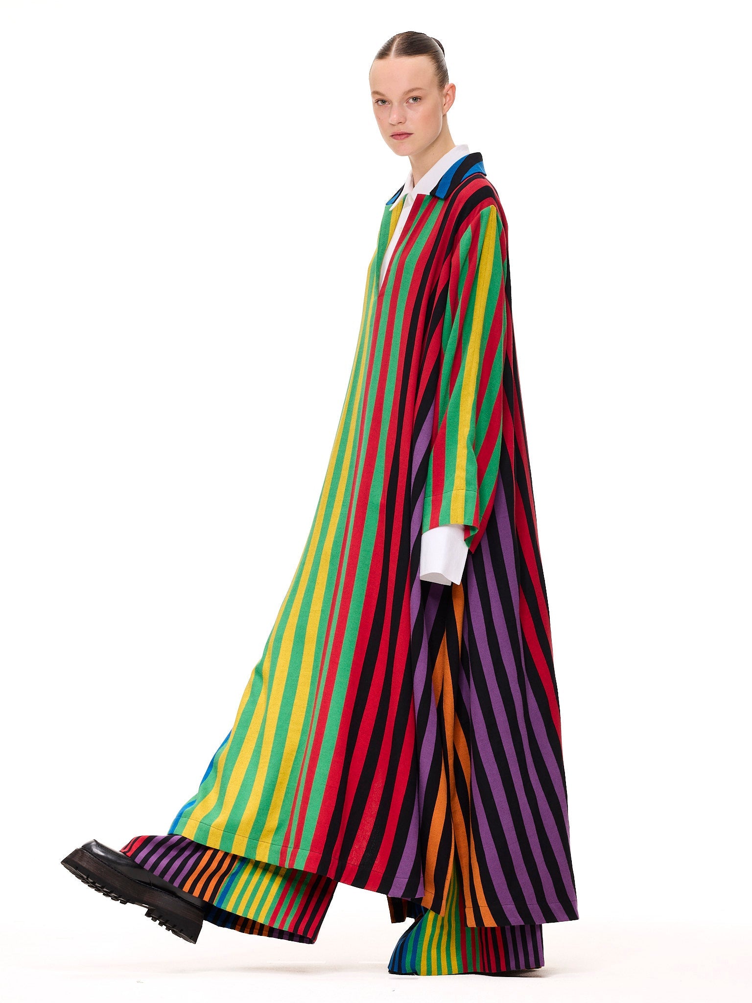 The V-Neck Caftan : Stripe 47