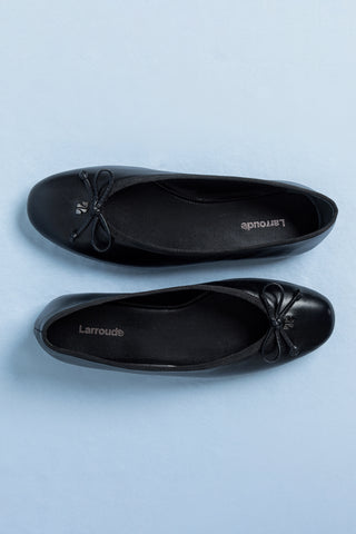 Pavlova Ballet Flat In Black Leather