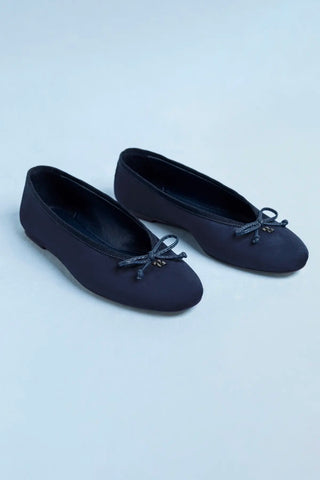 Pavlova Ballet Flat In Indigo Suede