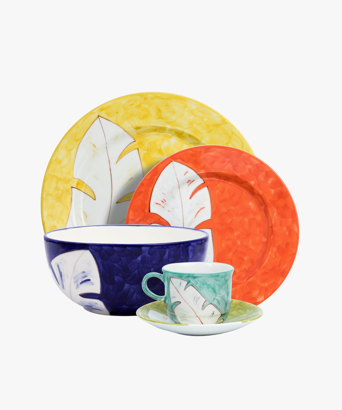 La Hoja Dinnerware Set Multicolor