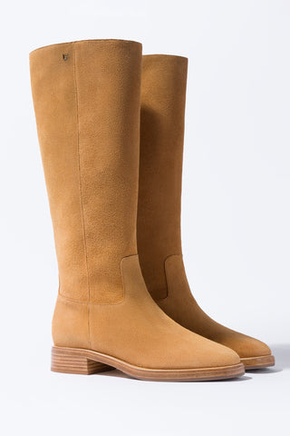 Anne Boot In Peanut Suede