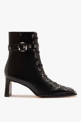 Patti Boot Black Leather Boot Larroudé