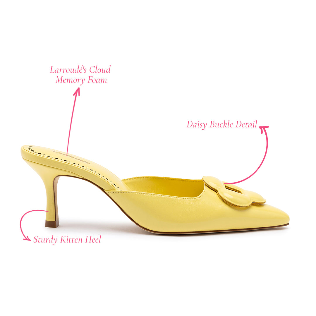 Flora Pump In Lemonade Leather