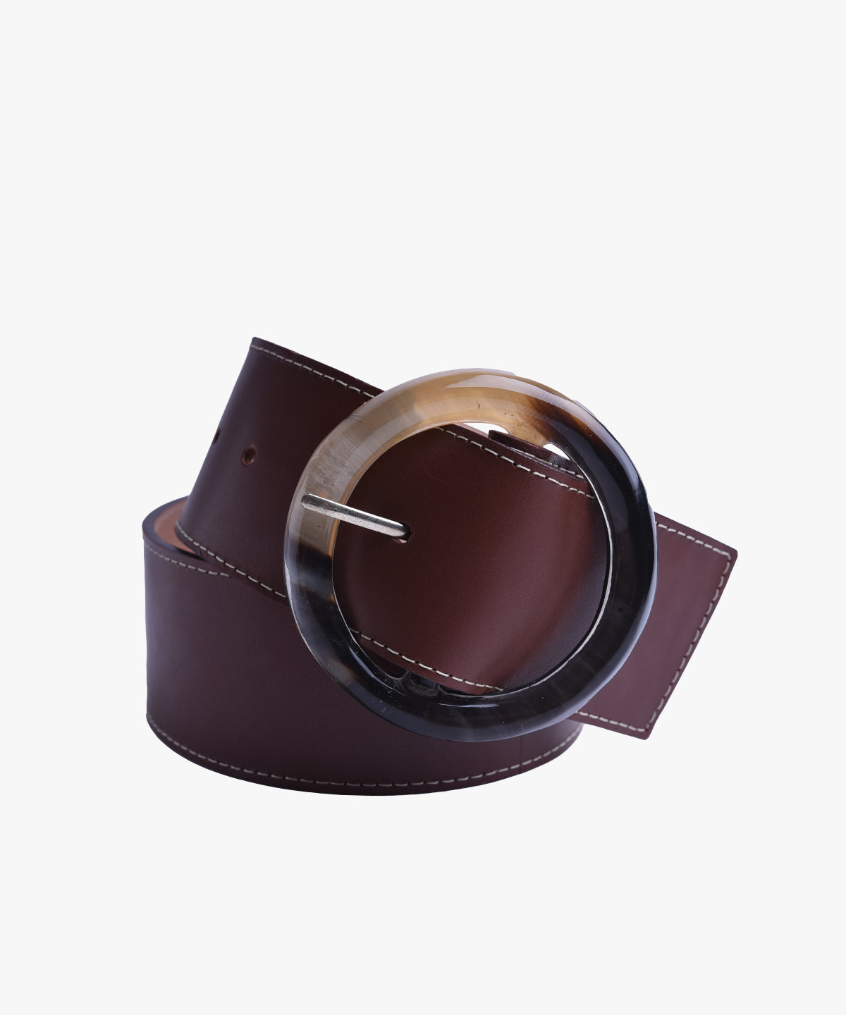 Azza Wide Belt in Leather