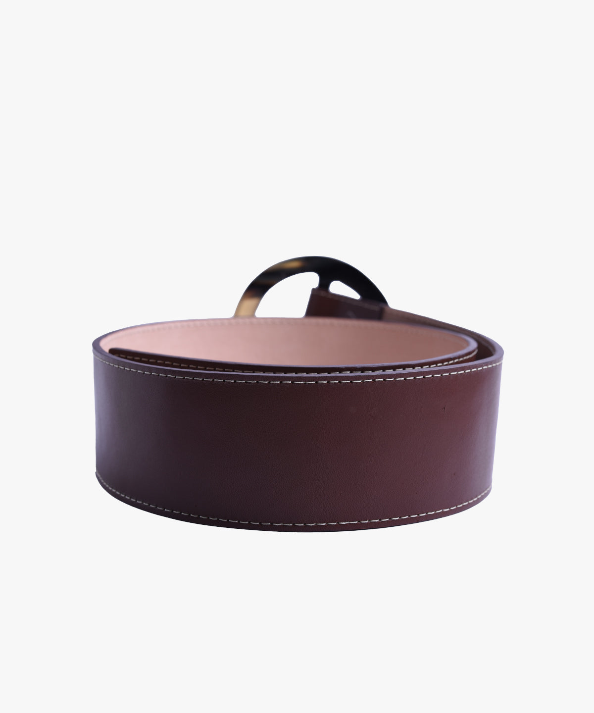 Azza Wide Belt in Leather