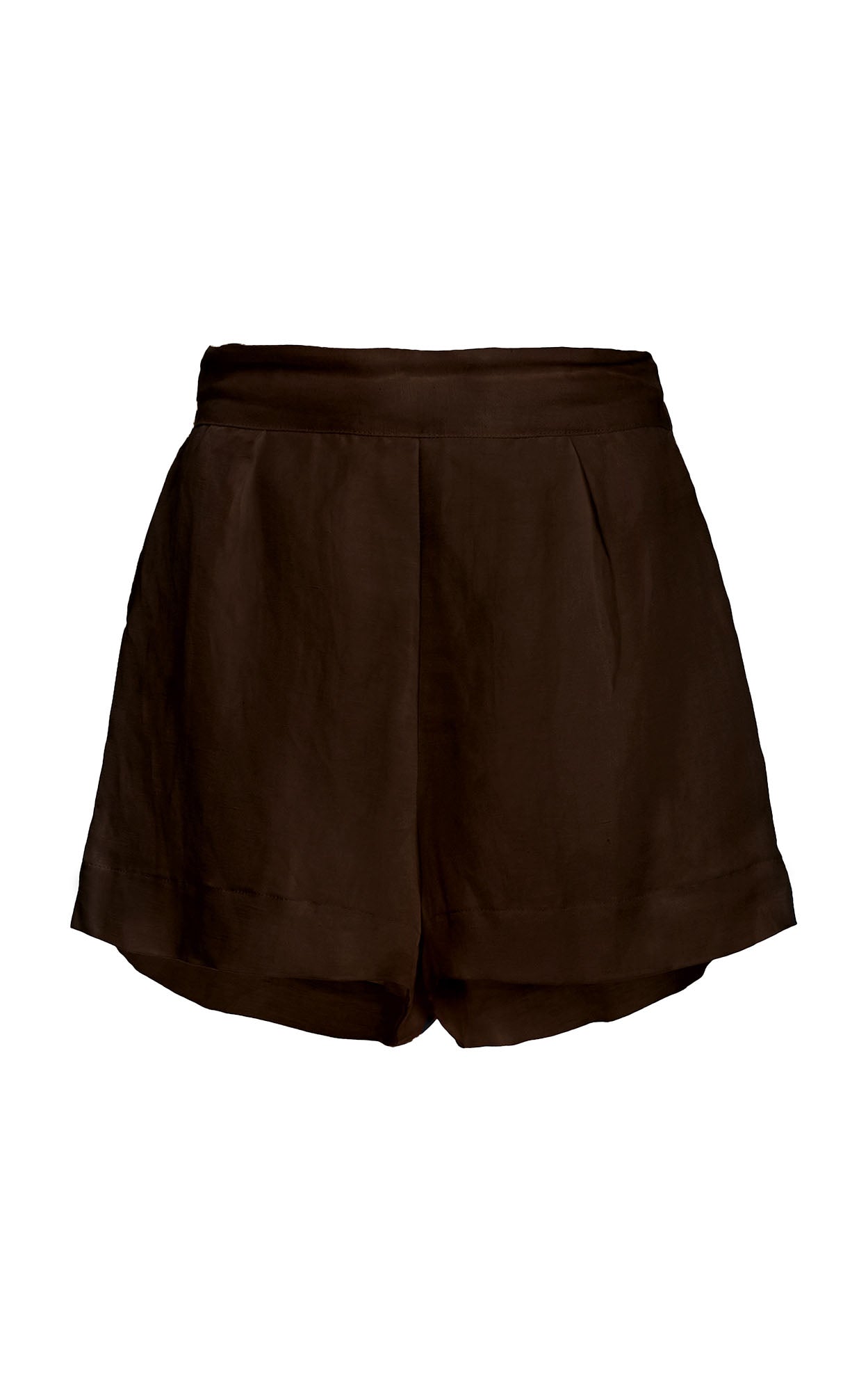 High-Waist Short Short in Linen Cupro