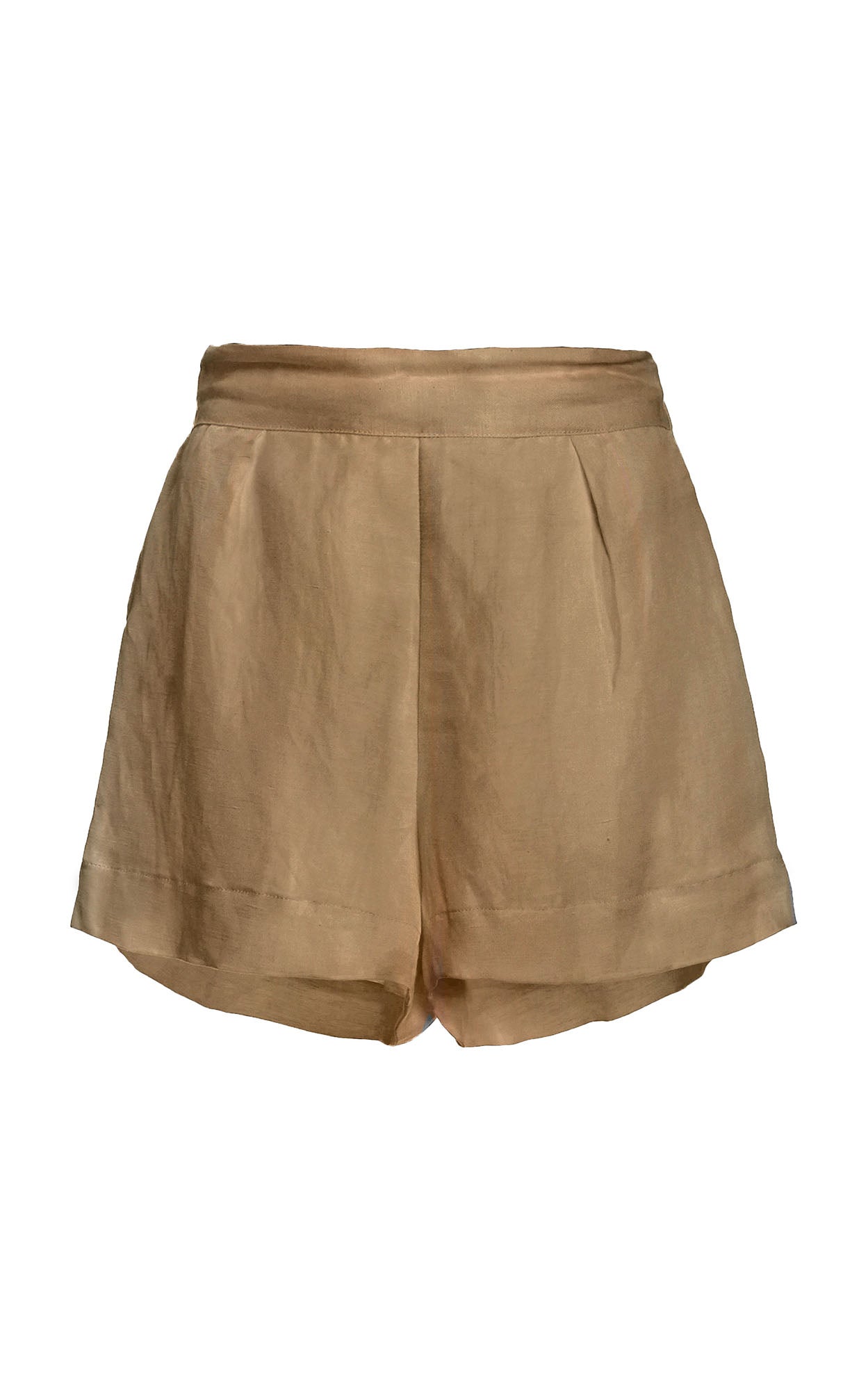 High-Waist Short Short in Linen Cupro