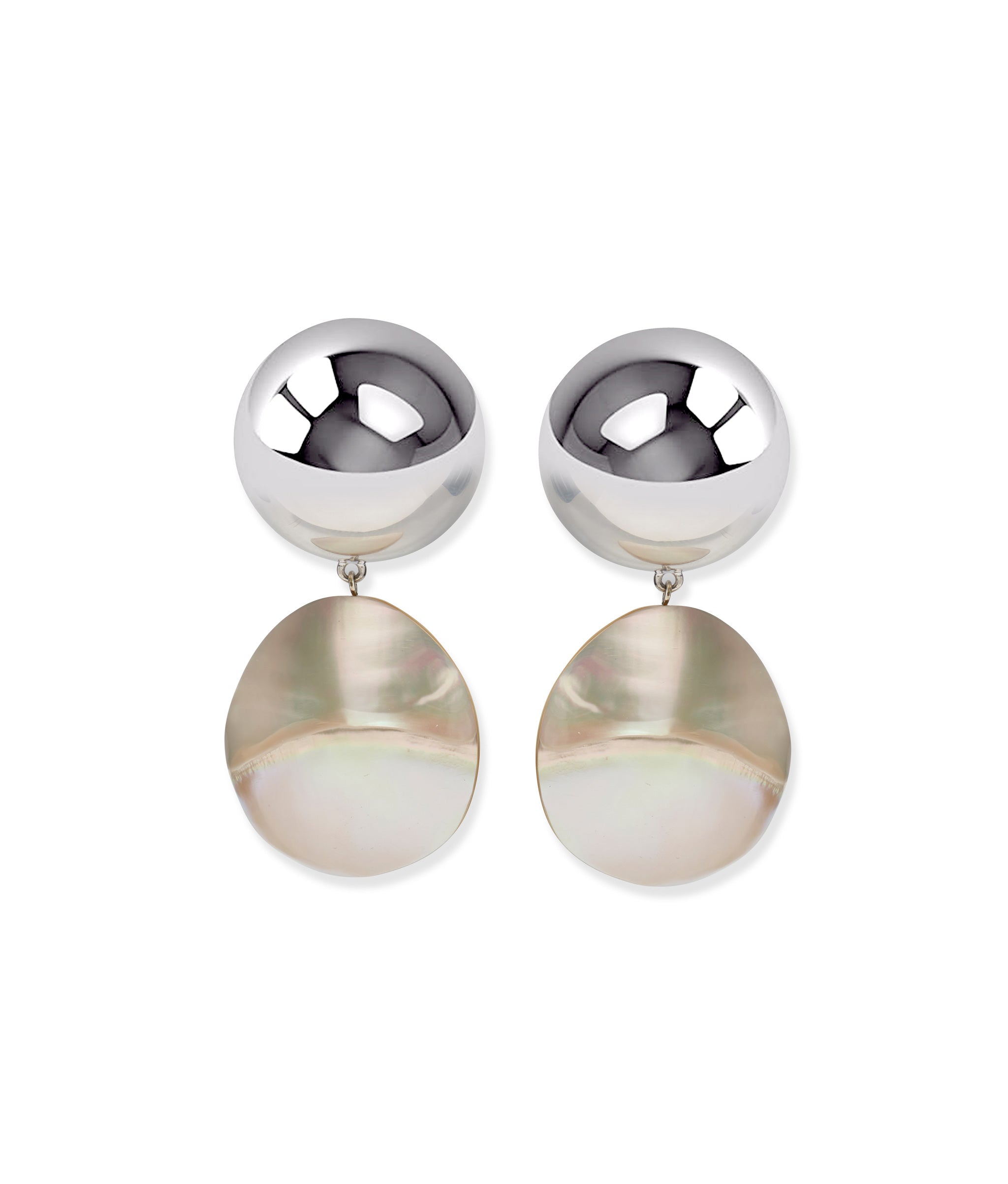 Rodan Pearl Earrings in Silver