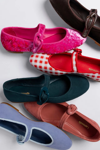 Verona Ballet Flat Deepsea Velvet