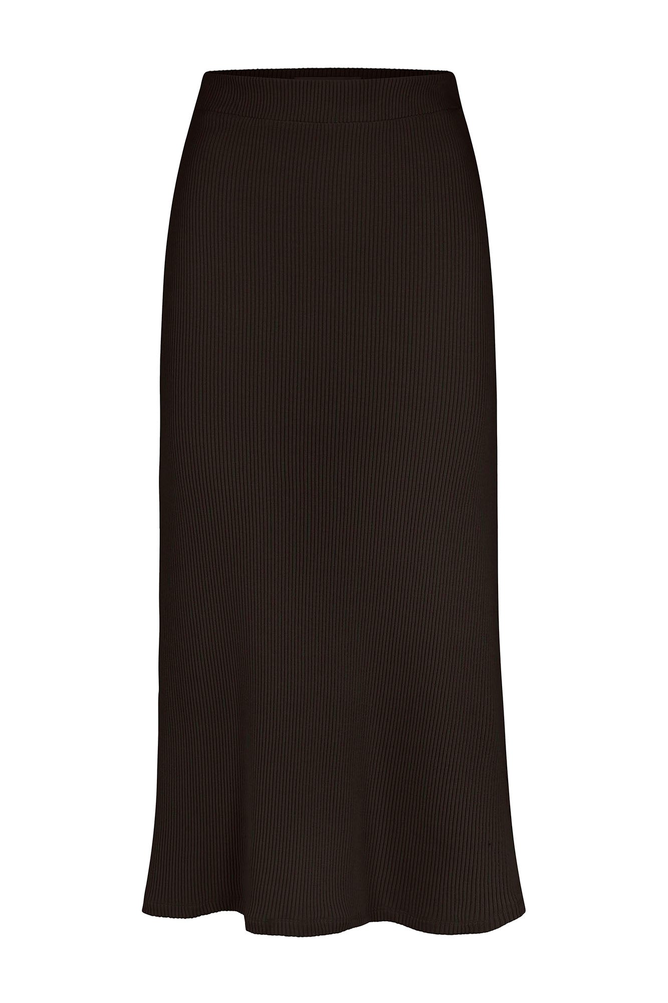 Maxi Skirt in Stretch Tencel Rib Knit