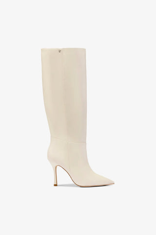 Kate Boot In Ivory Leather