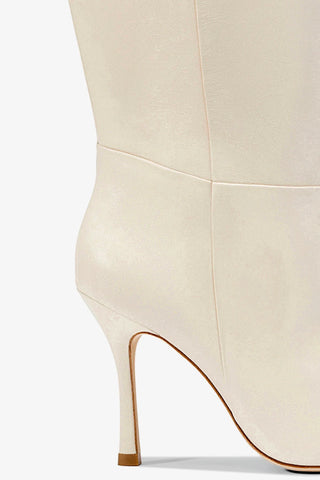 Kate Boot In Ivory Leather