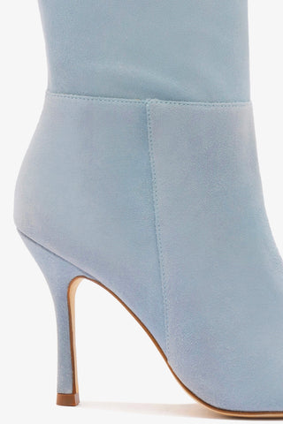Kate Hi Boot In Light Blue Suede