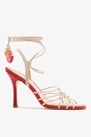 Carmen Sandal Ivory Leather Sandal Larroudé