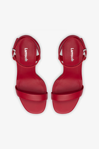 Nyx Sandal In Red Leather