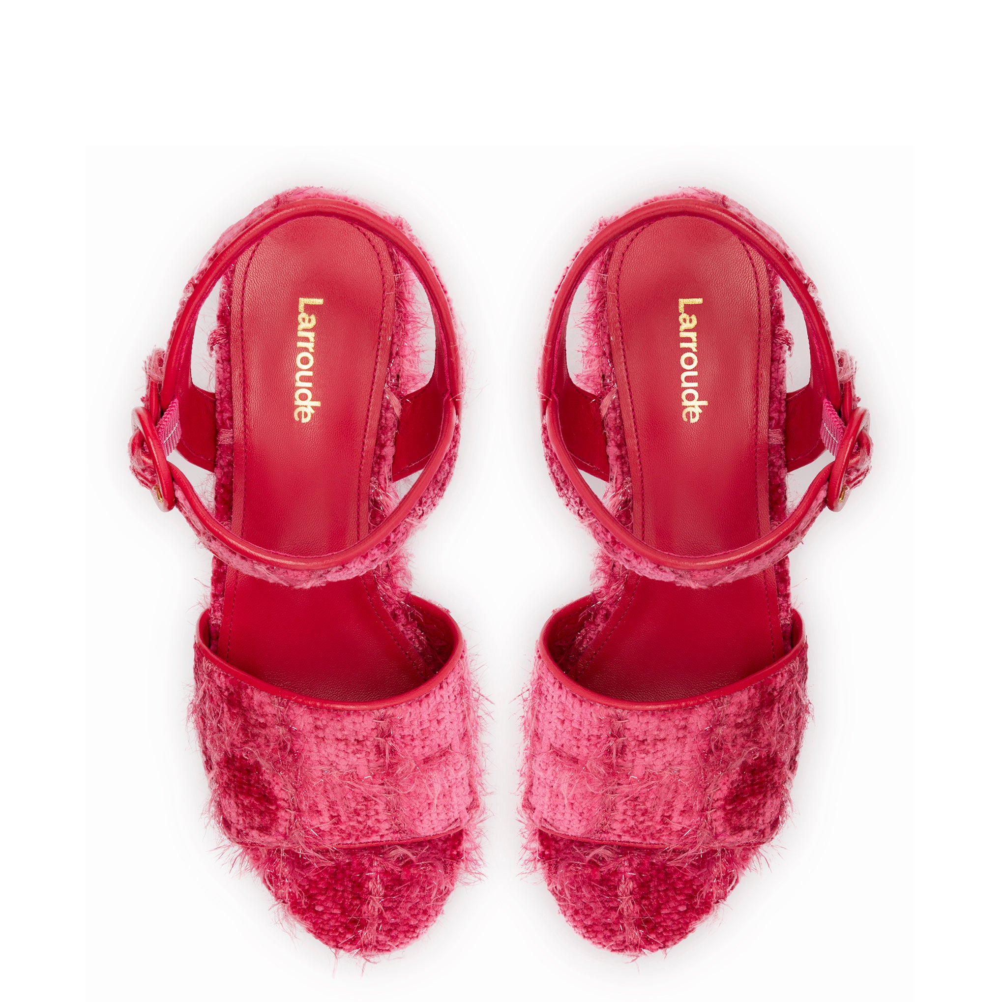 Miso Sandal In Rose Agami Velvet