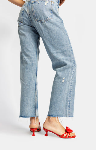 Amore Mule In Scarlet Patent Leather