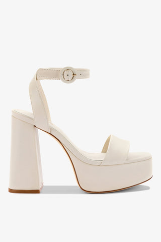 Dolly Sandal In Ivory Leather