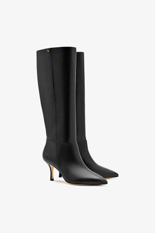 Kate Mid Boot In Black Leather
