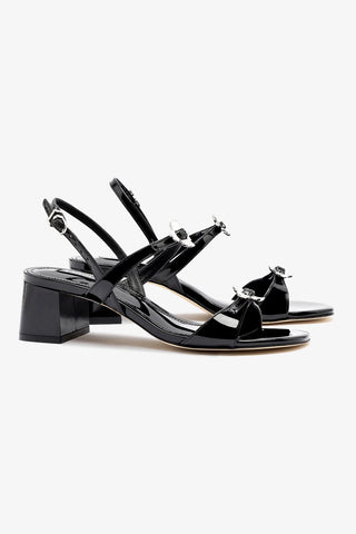 Tinx Block In Black Patent Leather