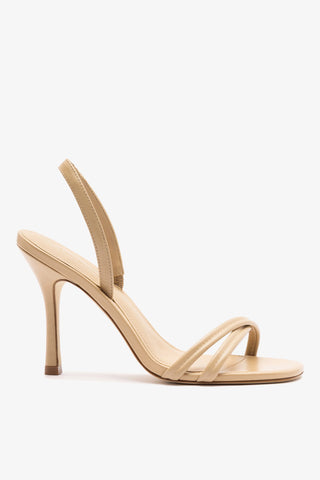 Annie Sandal Sand Leather Sandal Larroudé