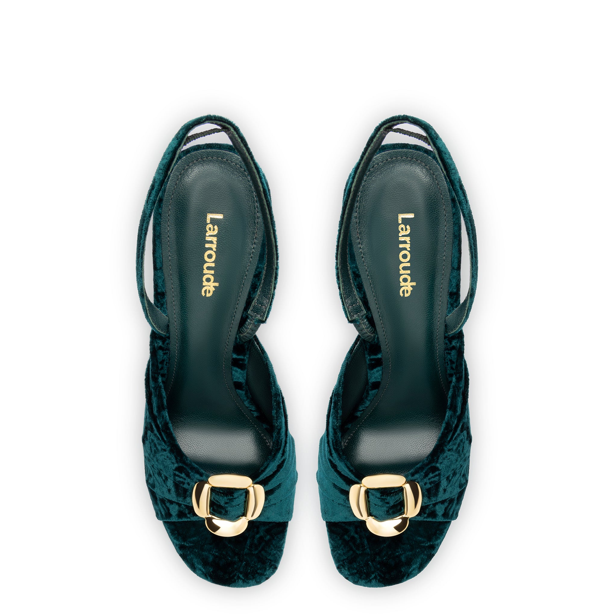 Mayfair Sandal In Jungle Velvet