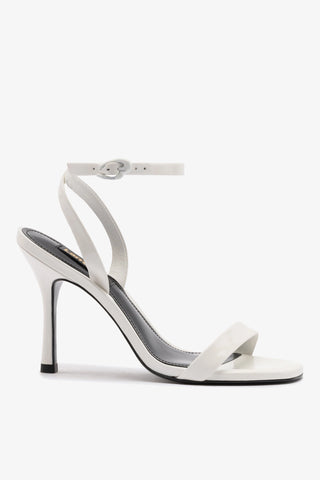 Veronina Sandal In White Patent Leather