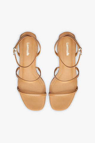 Gio Sandal In Tan Leather
