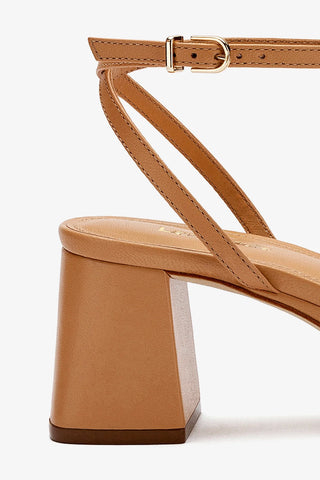 Gio Sandal In Tan Leather