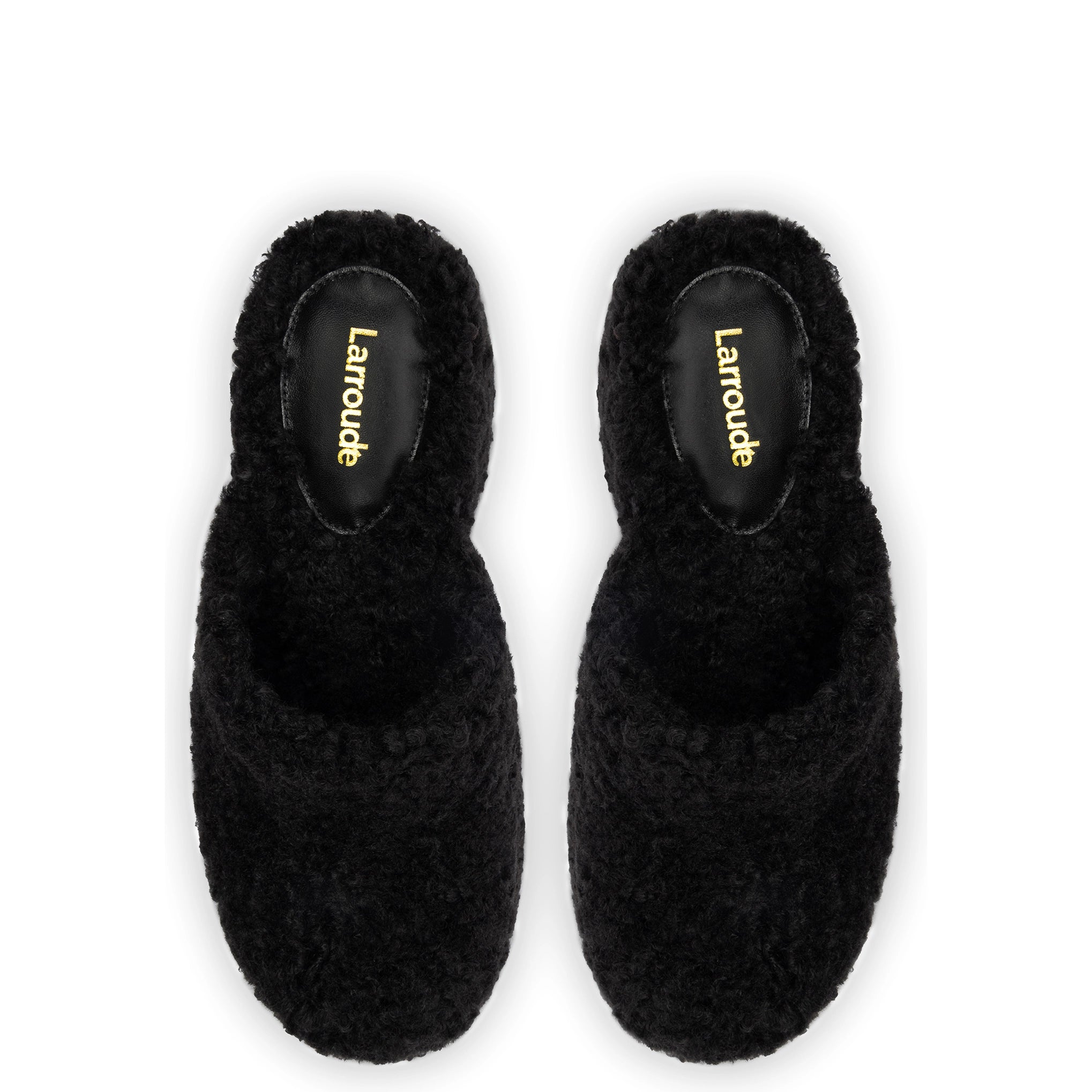 Miso Clog In Black Shearling