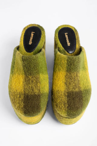 Miso Platform Clog Cactus Printed Felt