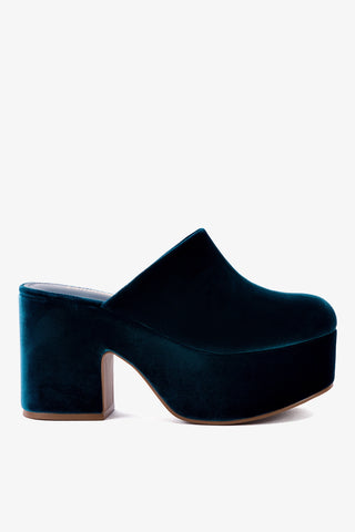 Miso Platform Clog In Deepsea Velvet