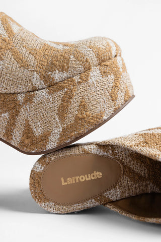 Miso Platform Clog Latte Fabric