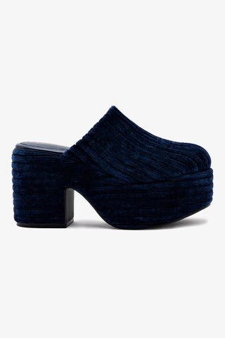 Miso Platform Clog In Midnight Velvet