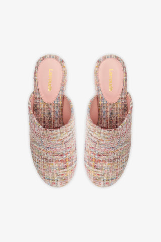 Miso Platform Clog In Tulip Velvet