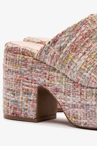 Miso Platform Clog In Tulip Velvet