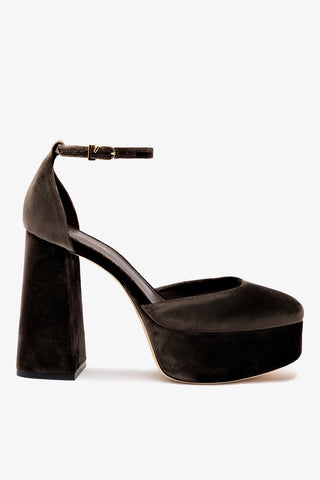 Ari Pump In Expresso Velvet