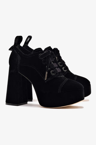 Eleonor Bootie In Black Velvet