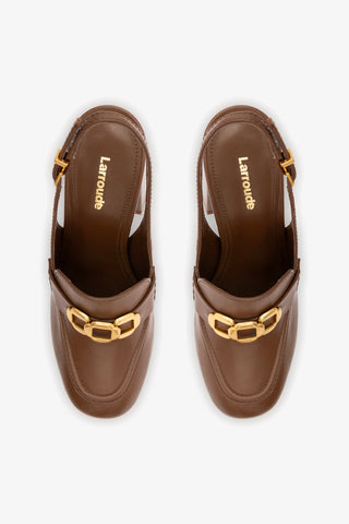 Harrington Hi Loafer In Burnt Umber Leather