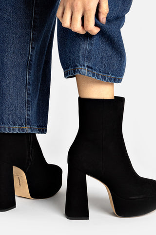Dolly Boot In Black Suede