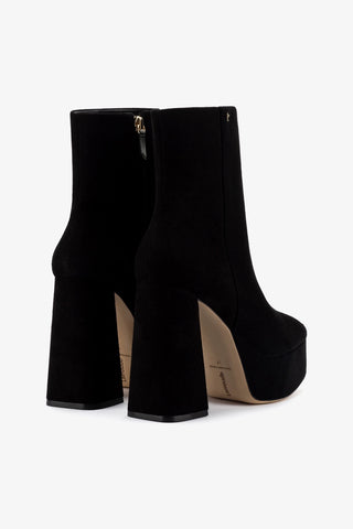 Dolly Boot In Black Suede Boot Larroudé