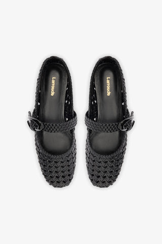 Verona New Macrame In Black Leather