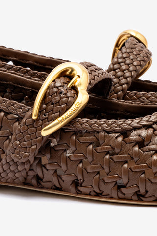 Verona New Macrame In Burnt Umber Leather