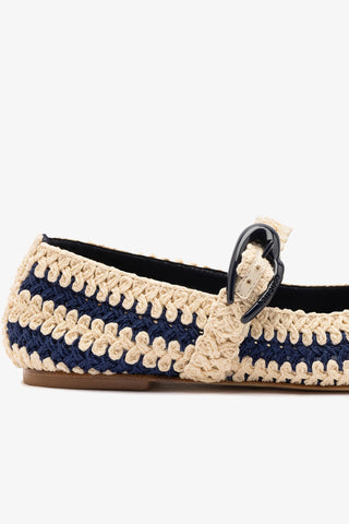 Verona Crochet In Navy And Ivory Crochet