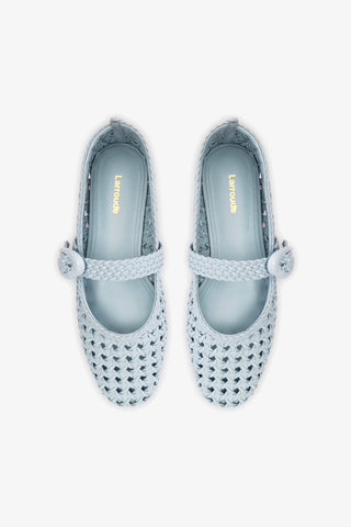 Verona Macrame Ballet Flat In Maya Leather