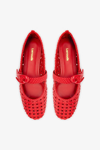 Verona New Macrame In Scarlet Leather